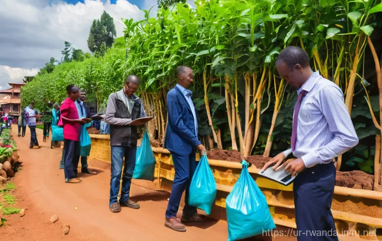 르완다와 사하라 이남 아프리카 비교 - **Prompt:** A vibrant, bustling street scene in Kigali, Rwanda, showcasing a fusion of modern innova...