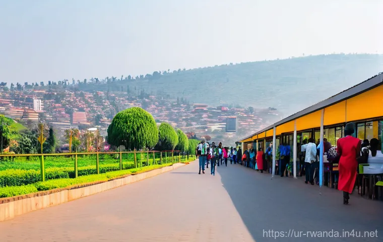 르완다의 이민 절차 - Image Prompt 1: Kigali, Africa's Modern and Welcoming Hub** 르완다의 이민 절차 - Image Prompt 1: Kigali, Africa's Modern and Welcoming Hub**