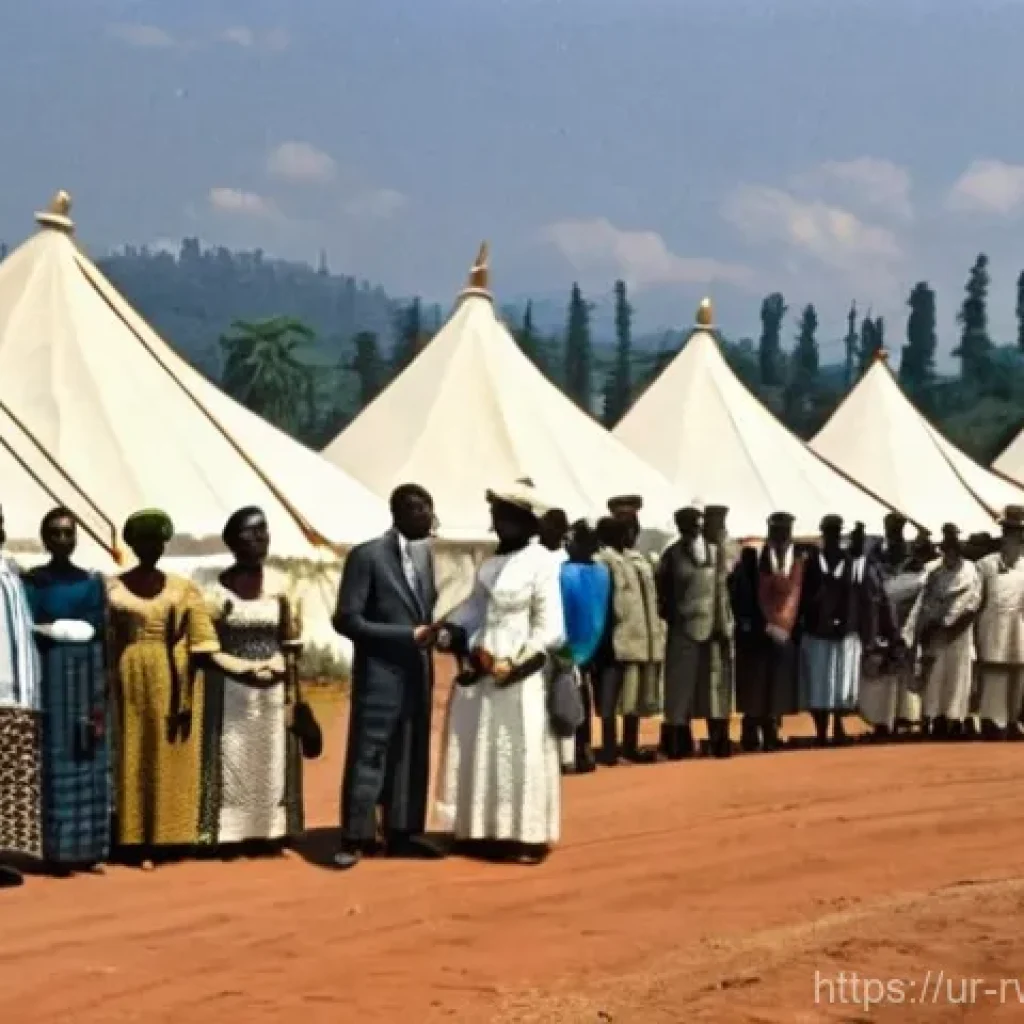 르완다 제노사이드 역사 - **Prompt 1: Colonial Seeds of Division**
    A historical scene in Rwanda during the early 20th cent...