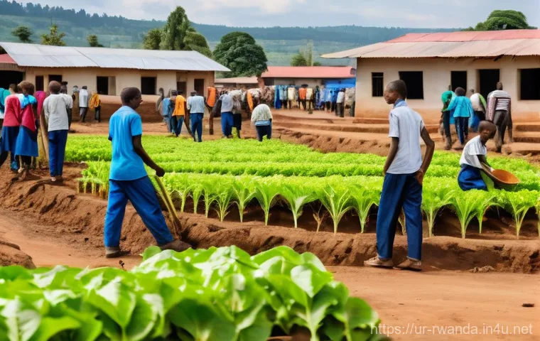르완다 제노사이드 역사 - **Prompt 2: Quiet Sanctuary Amidst Fear**
    A poignant indoor scene depicting a small group of Rwa...