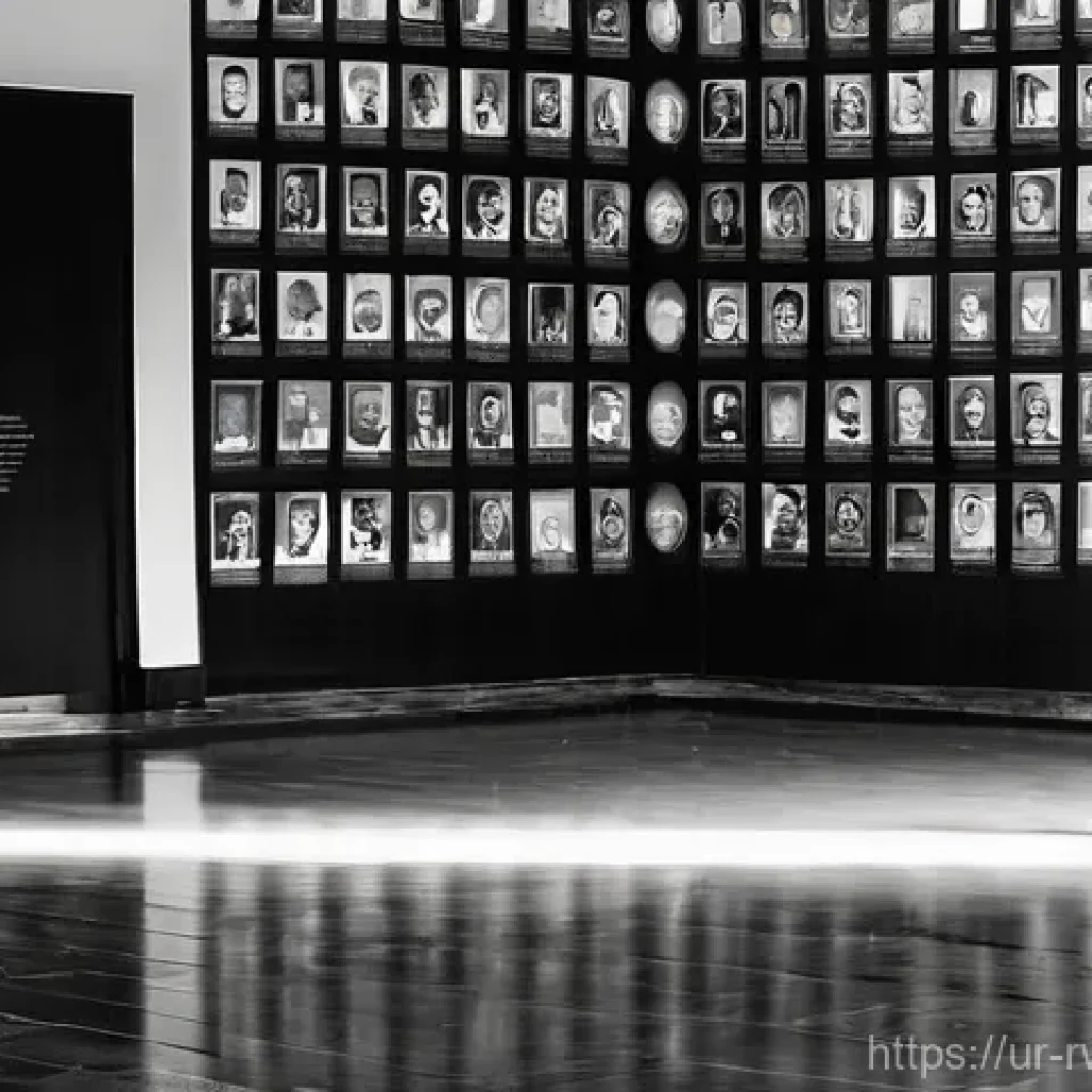 르완다의 주요 역사 유적 - **Prompt 1: Kigali Genocide Memorial - A Place of Solemn Remembrance**
"A solemn and dignified i...