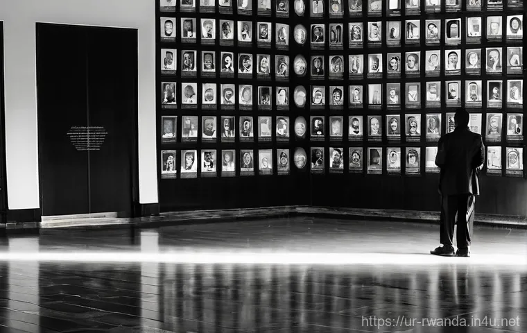 르완다의 주요 역사 유적 - **Prompt 1: Kigali Genocide Memorial - A Place of Solemn Remembrance**
"A solemn and dignified i...