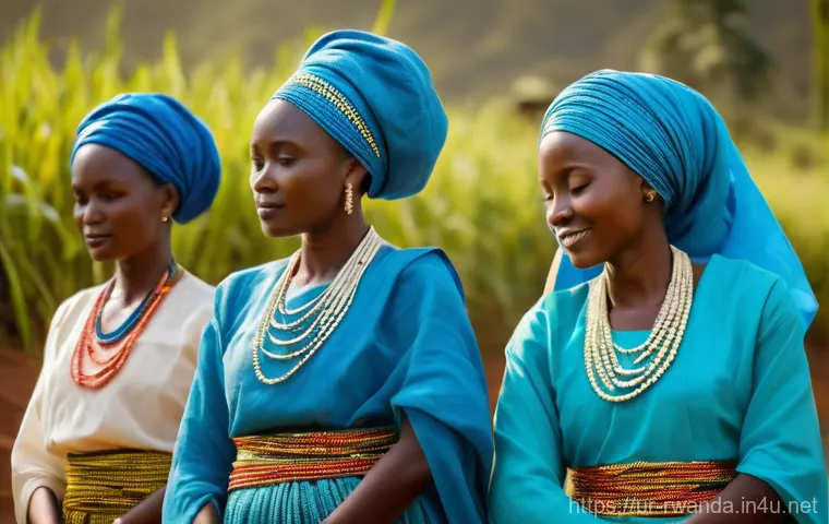 르완다 전통 춤의 역사 - **Intore Warriors in Action:** A powerful and dignified image of Intore warrior dancers from Rwanda....