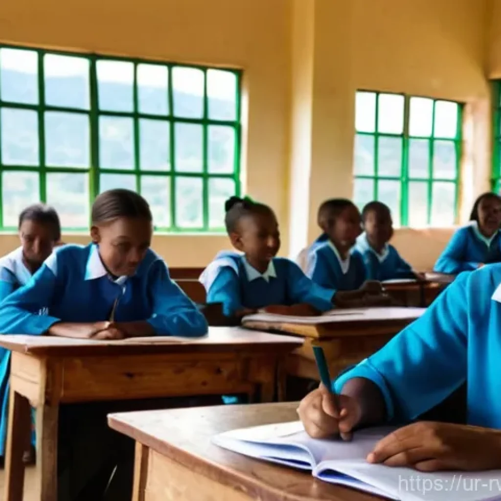 르완다에서의 NGO 활동 - **A vibrant scene of education and skill-building in a thriving Rwandan community.**
* **Descr...